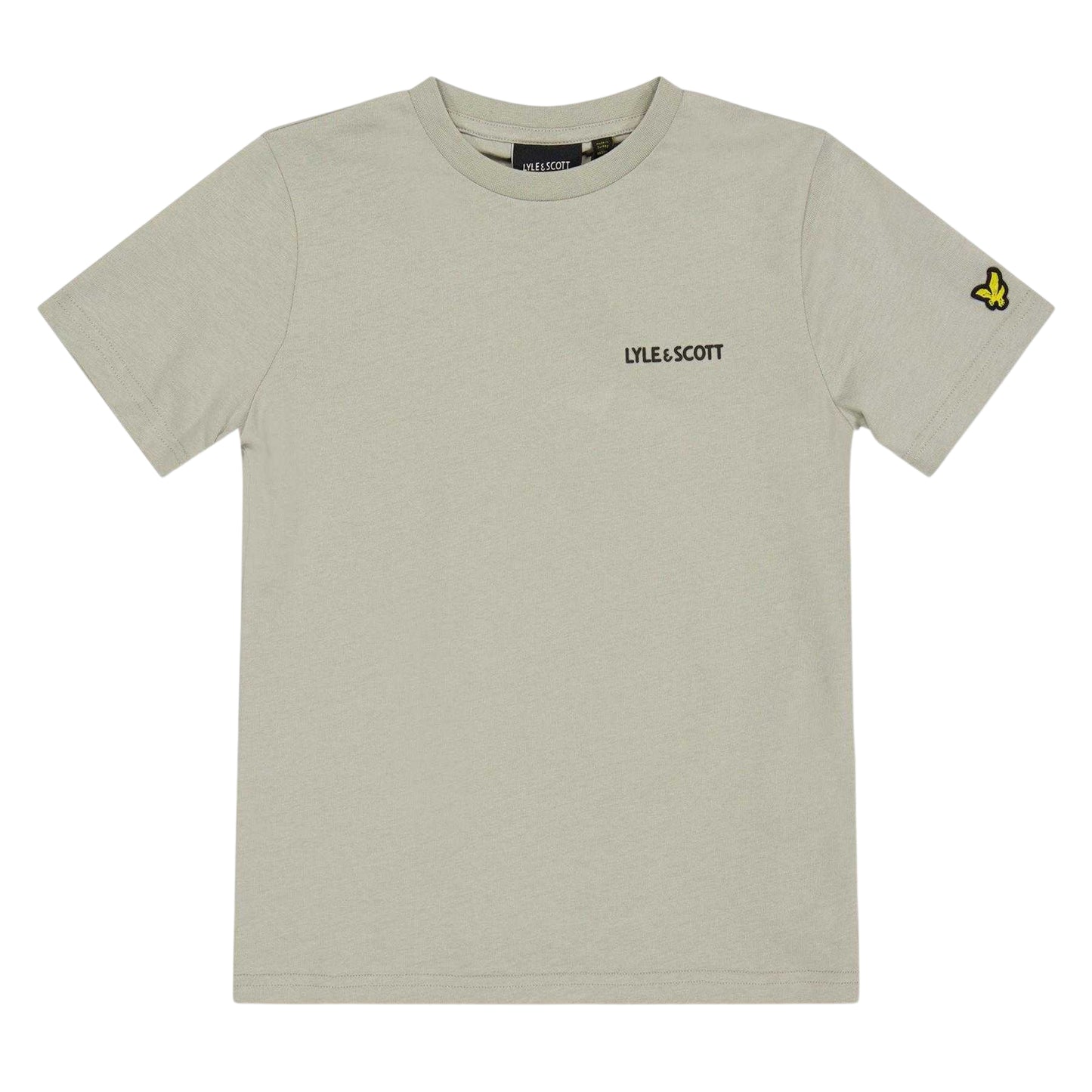 Grey - Front - Lyle & Scott Childrens-Kids Regular T-Shirt