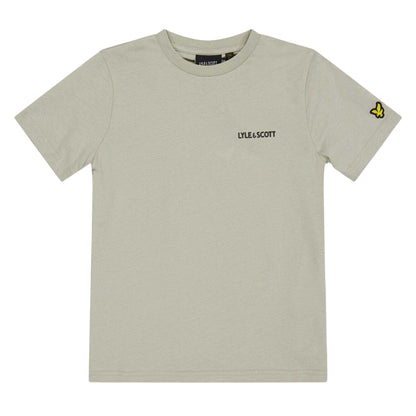 Grey - Front - Lyle & Scott Childrens-Kids Regular T-Shirt