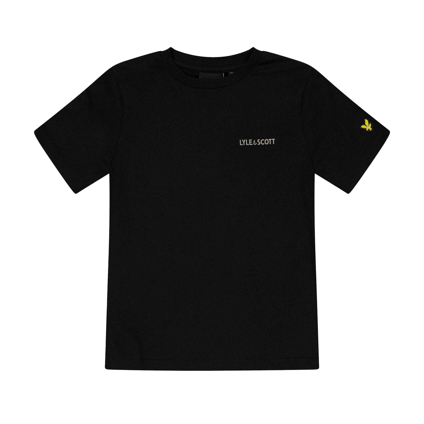 Jet Black - Front - Lyle & Scott Childrens-Kids Regular T-Shirt