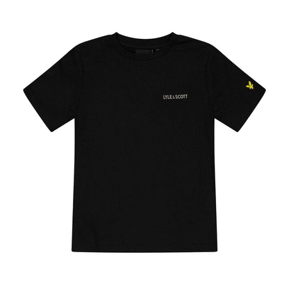 Jet Black - Front - Lyle & Scott Childrens-Kids Regular T-Shirt