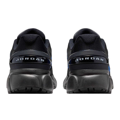 Black-Royal Blue - Back - Jump Childrens-Kids Air Jordan Basketball Shoes