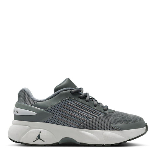 Smoke Grey - Front - Jump Childrens-Kids Air Jordan Basketball Shoes