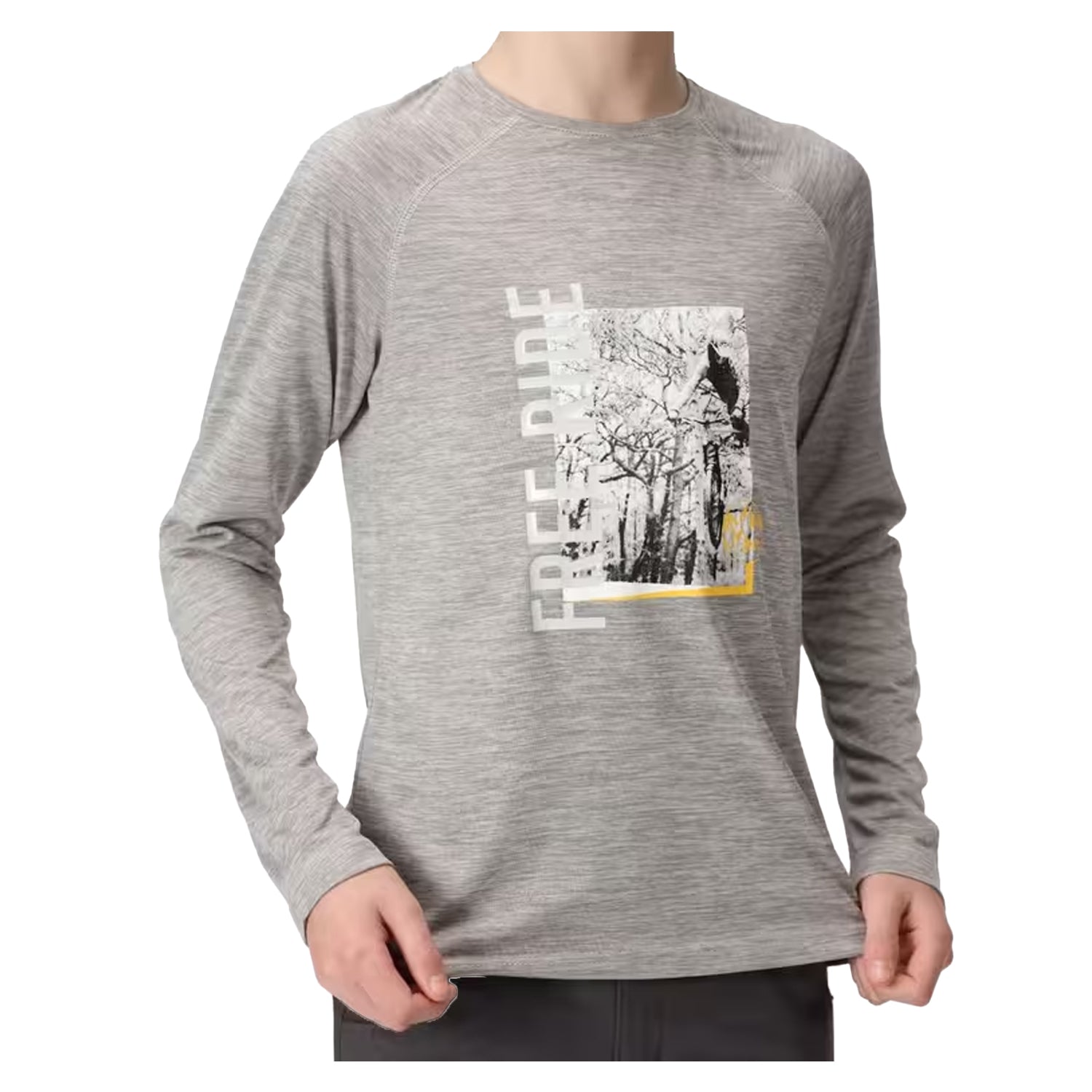 Silver Grey Marl - Side - Regatta Childrens-Kids Burnlee T-Shirt