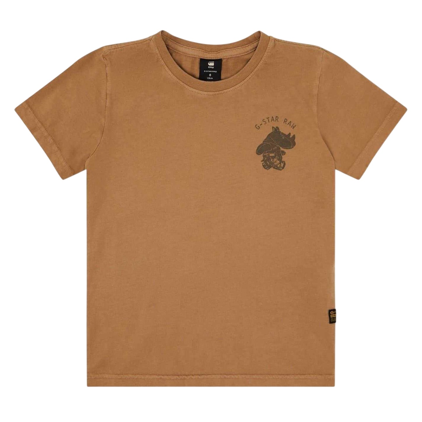 Tan - Front - G-Star Childrens-Kids T-Shirt
