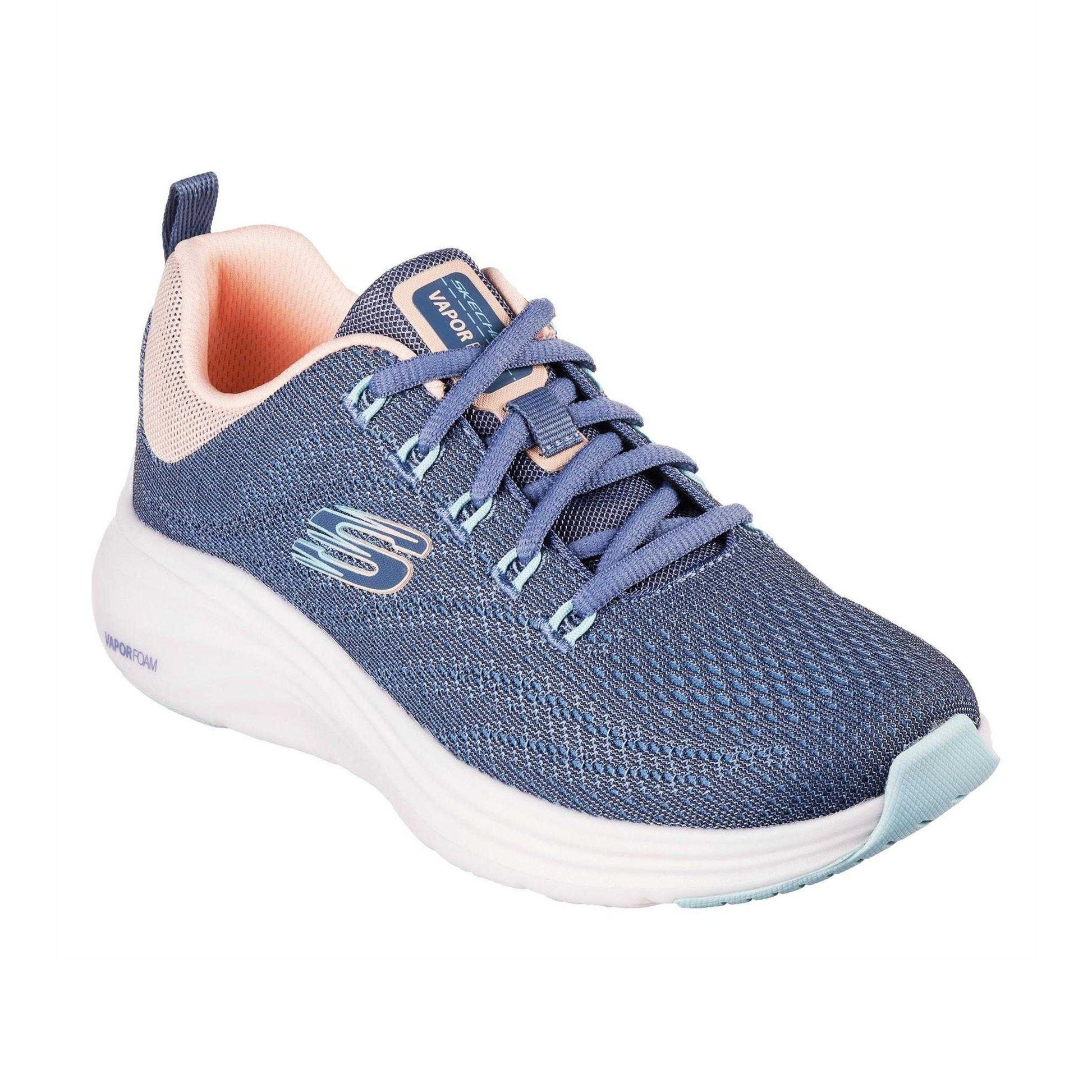 Navy-Multicoloured - Front - Skechers Womens-Ladies Vapor Foam Trainers