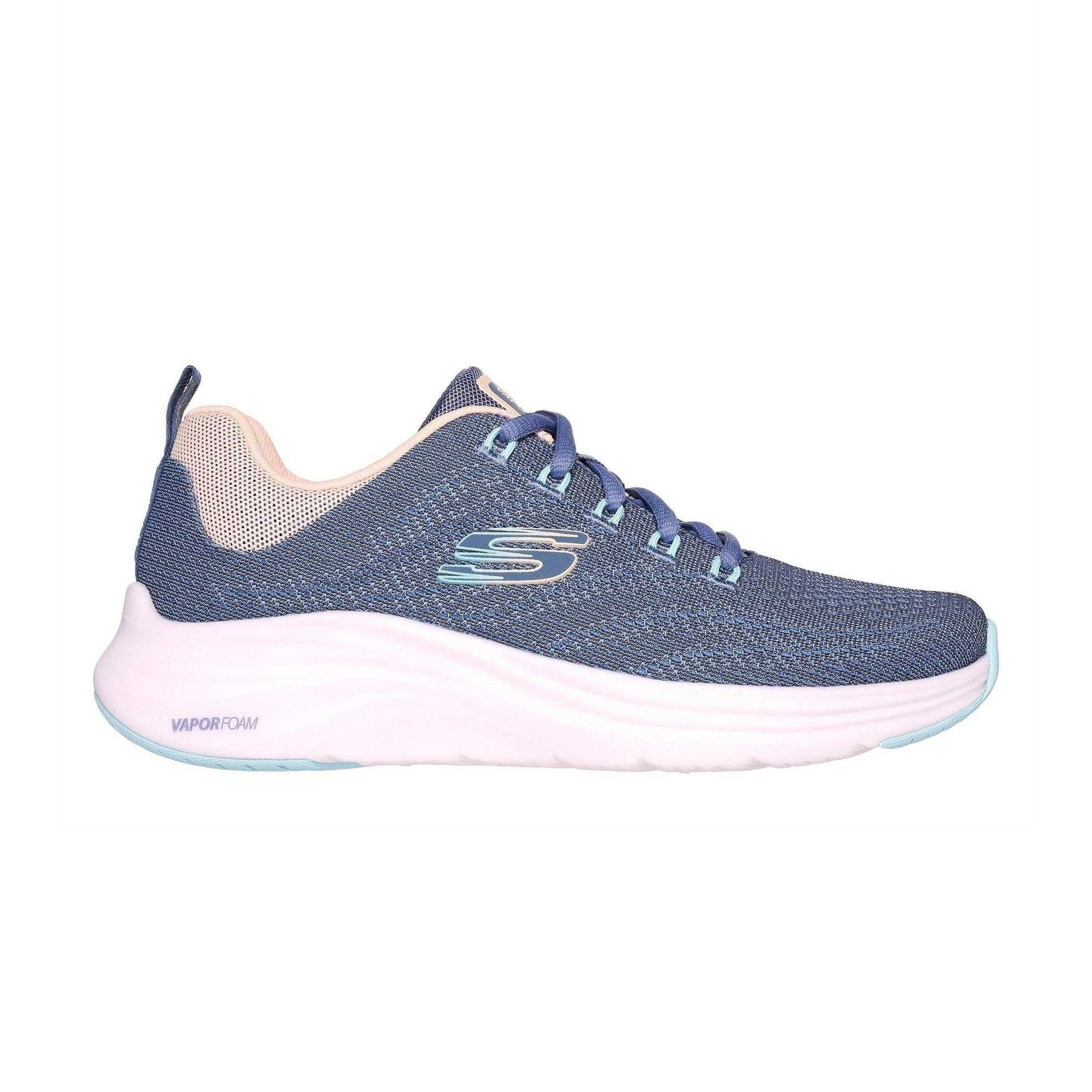 Navy-Multicoloured - Side - Skechers Womens-Ladies Vapor Foam Trainers