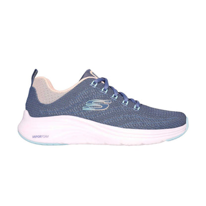 Navy-Multicoloured - Side - Skechers Womens-Ladies Vapor Foam Trainers