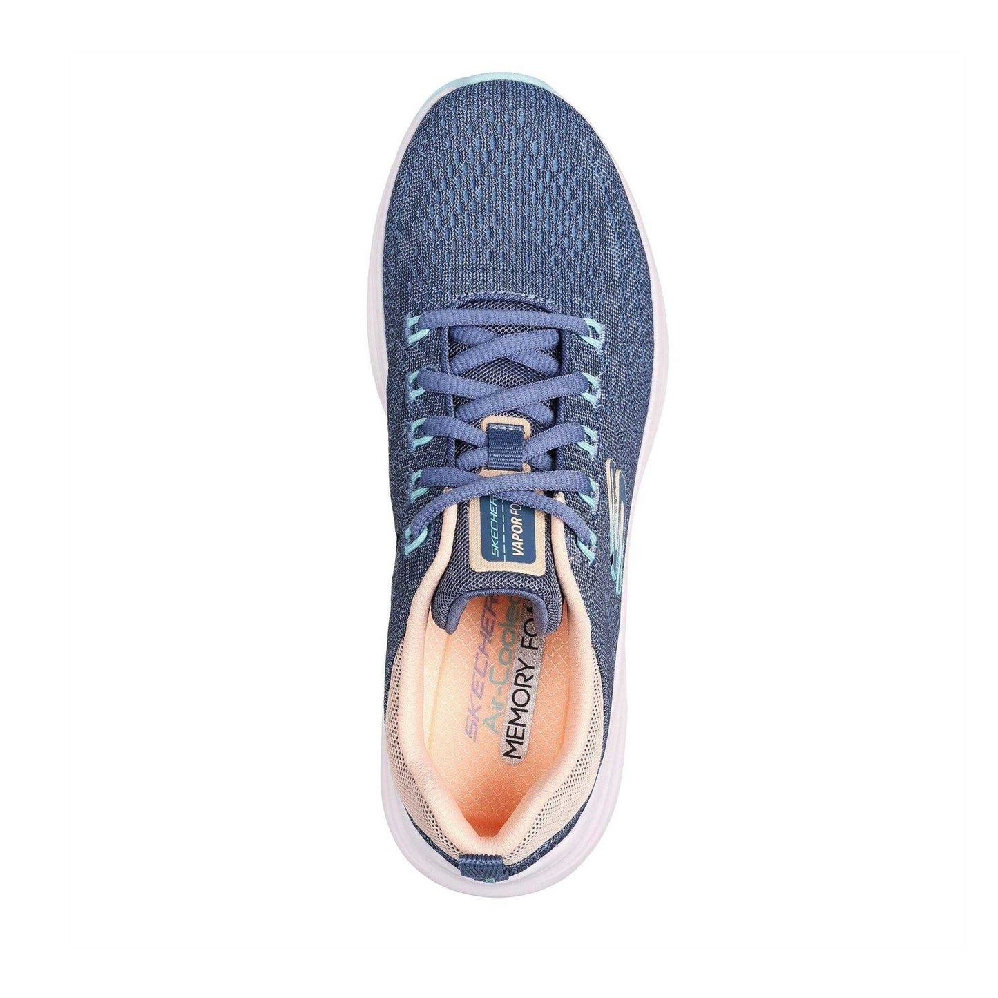 Navy-Multicoloured - Lifestyle - Skechers Womens-Ladies Vapor Foam Trainers