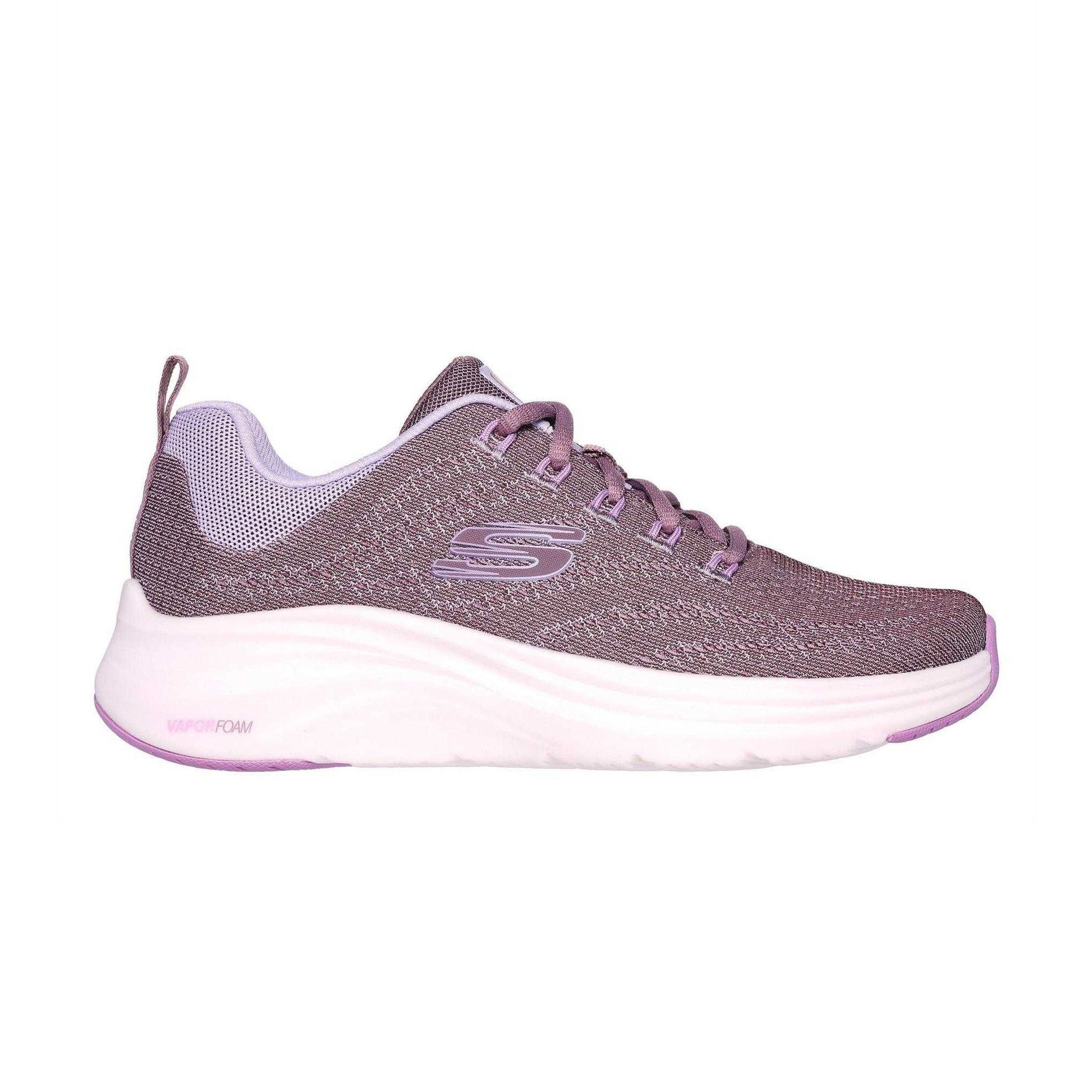 Mauve - Side - Skechers Womens-Ladies Vapor Foam Trainers