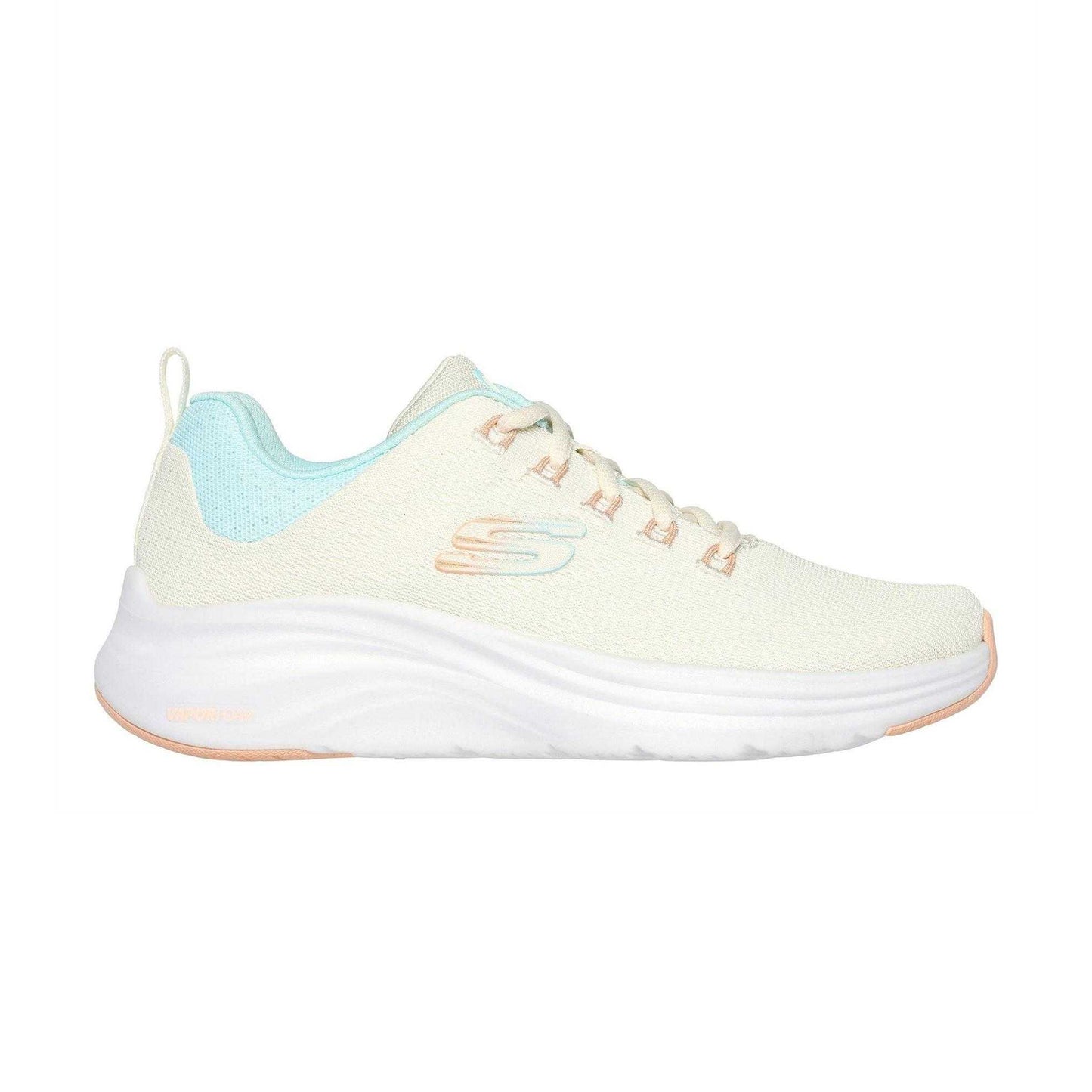 Natural - Side - Skechers Womens-Ladies Vapor Foam Trainers