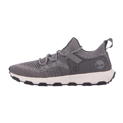 Grey - Side - Timberland Mens Winsor Trail Trainers