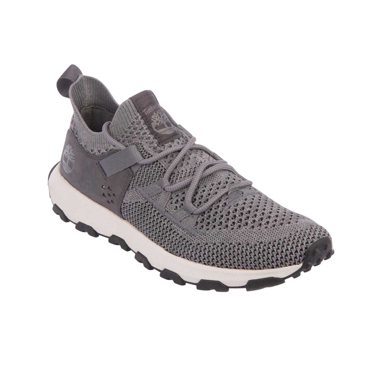 Grey - Front - Timberland Mens Winsor Trail Trainers