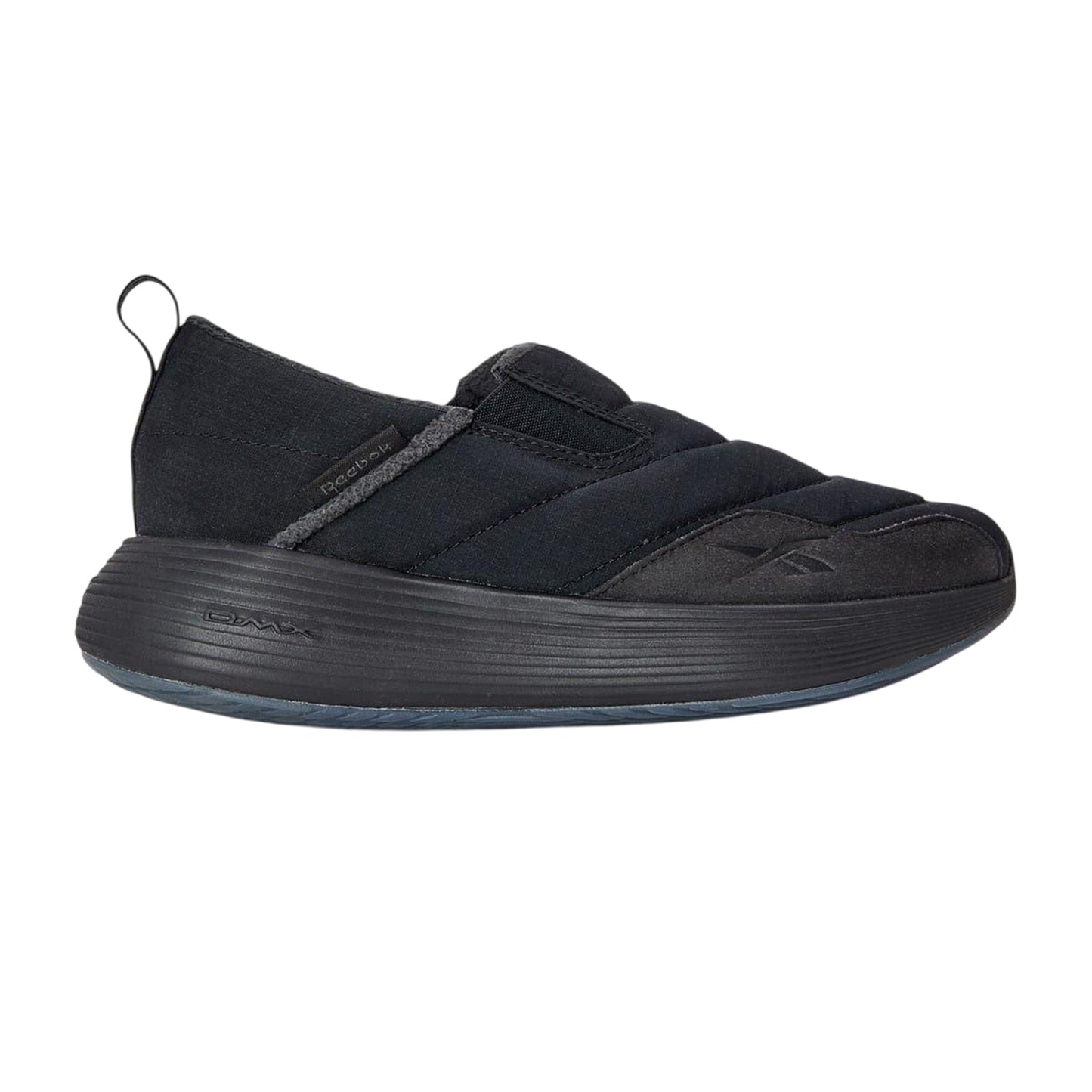 Black-Grey - Front - Reebok Womens-Ladies DMX Slip-In Flat Trainers