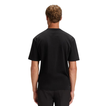 Black - Back - Boss Unisex Adult Monogram Cotton Logo T-Shirt