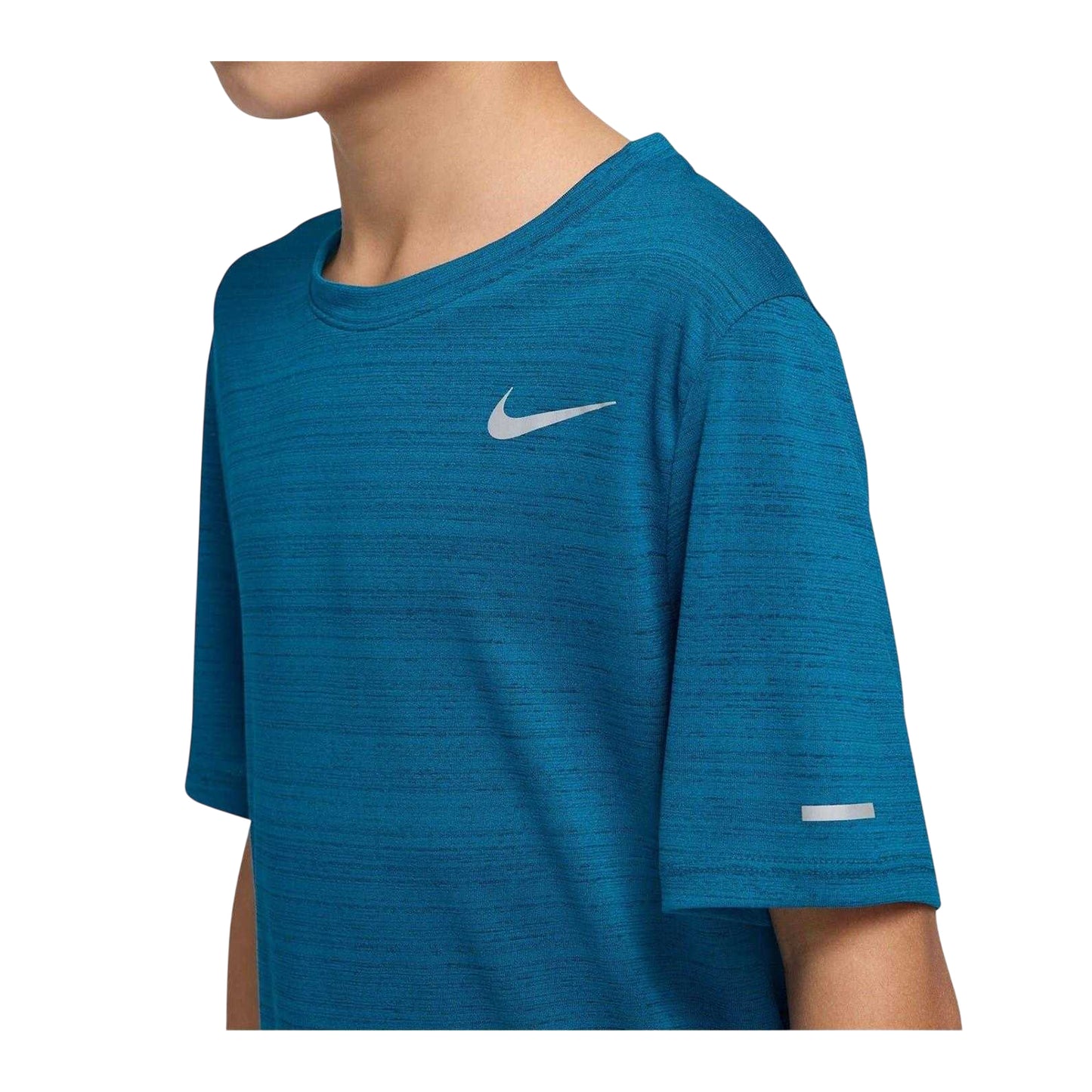 Abyss Blue - Side - Nike Boys Miler Dri-FIT Training Top