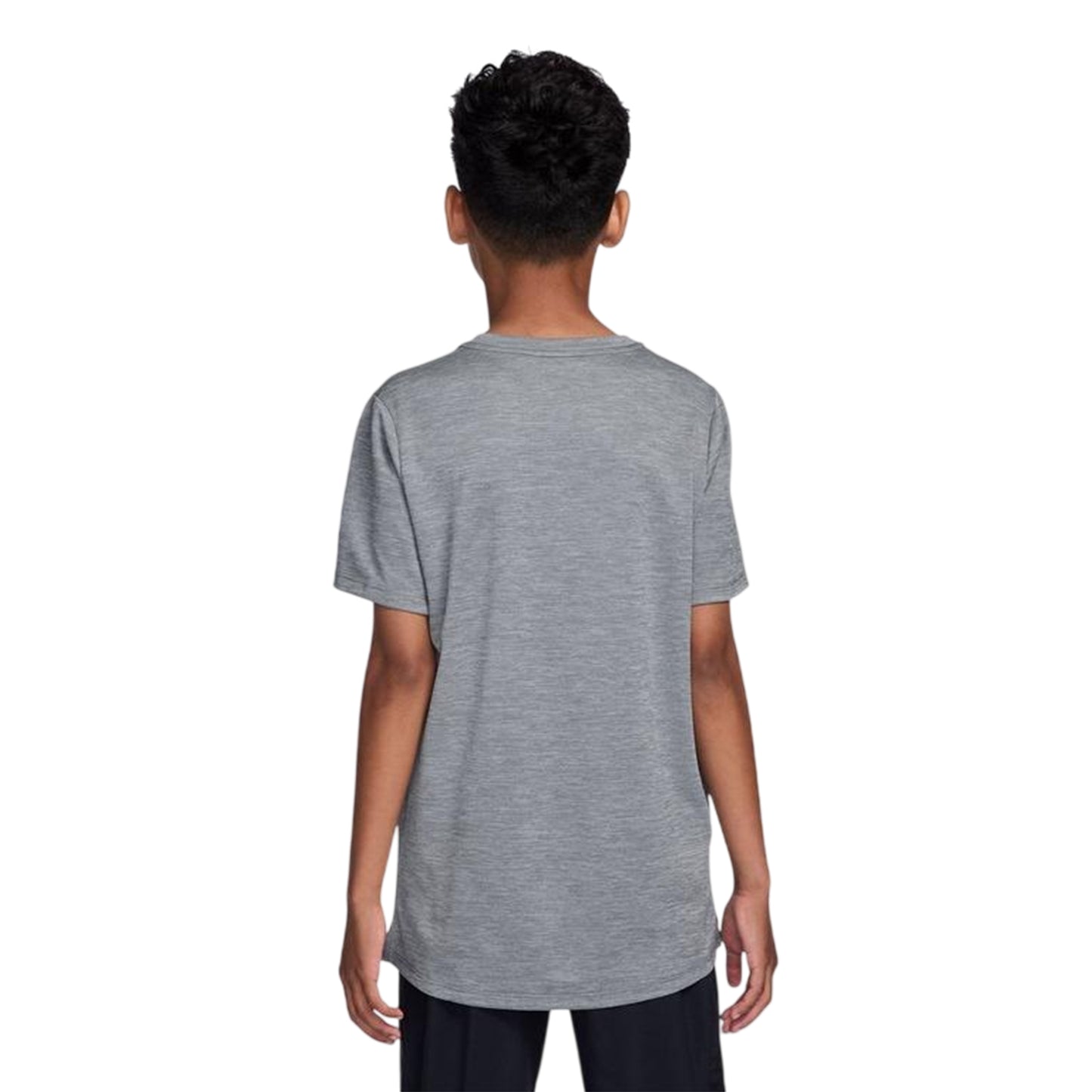 Smoke Grey - Back - Nike Boys Miler Dri-FIT Training Top