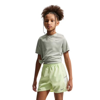 Spruce-Fog - Front - Nike Boys Miler Dri-FIT Training Top