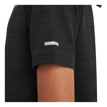 Black - Side - Nike Boys Miler Dri-FIT Training Top