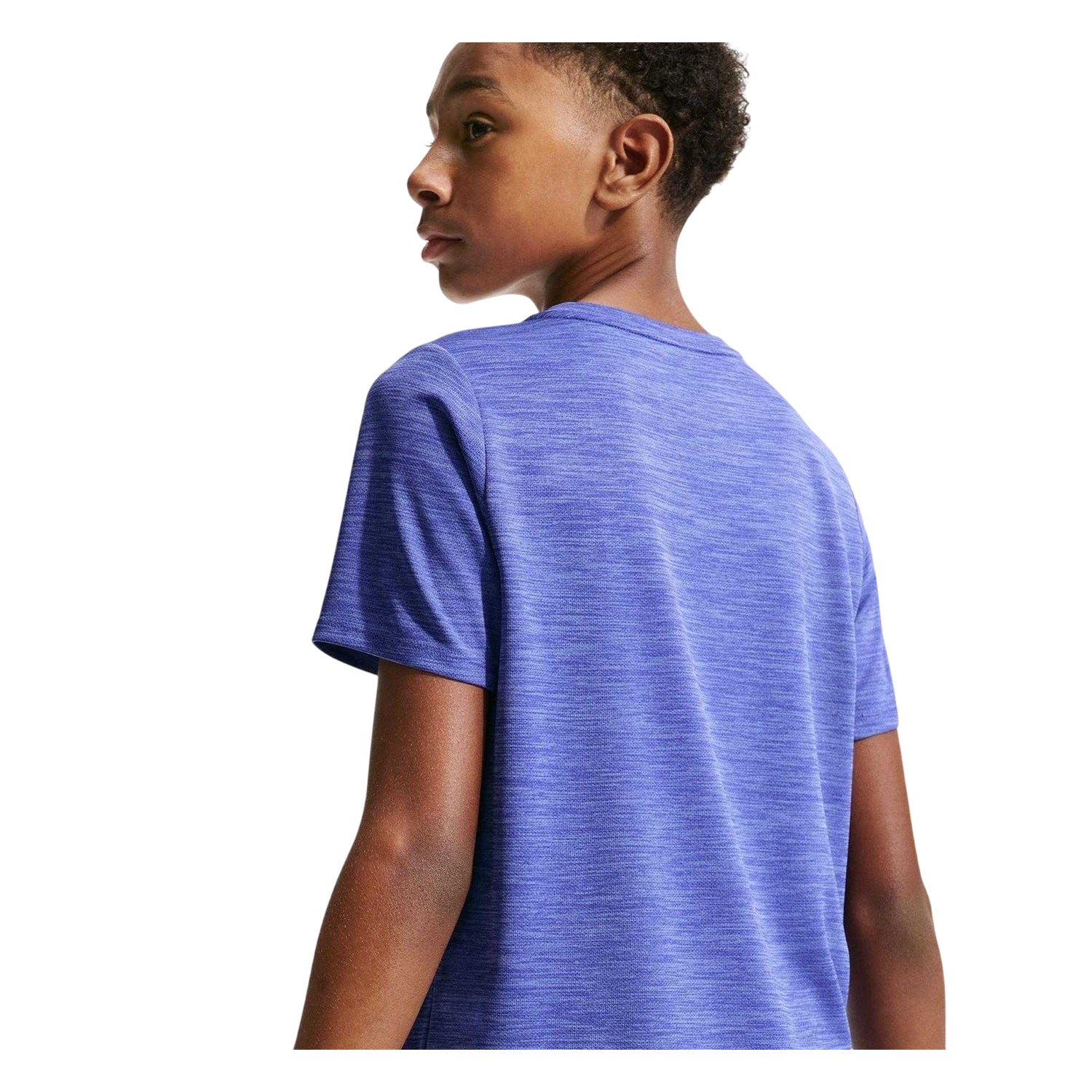 Lapis Blue - Side - Nike Boys Miler Dri-FIT Training Top