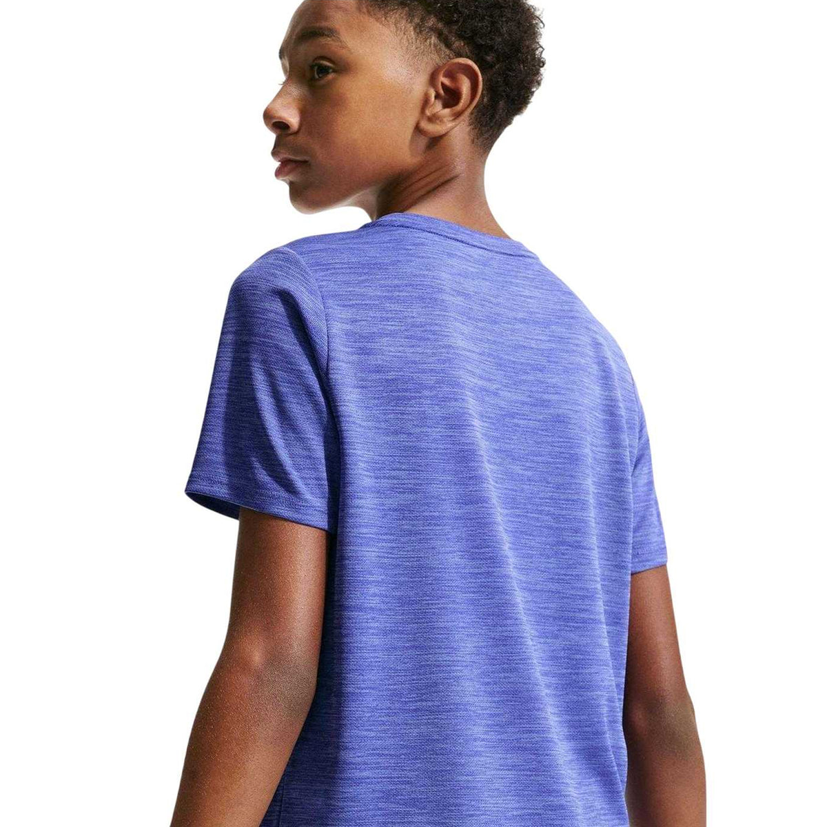 Lapis Blue - Side - Nike Boys Miler Dri-FIT Training Top