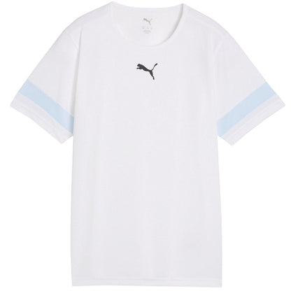 White-Blue - Front - Puma Childrens-Kids Performance T-Shirt