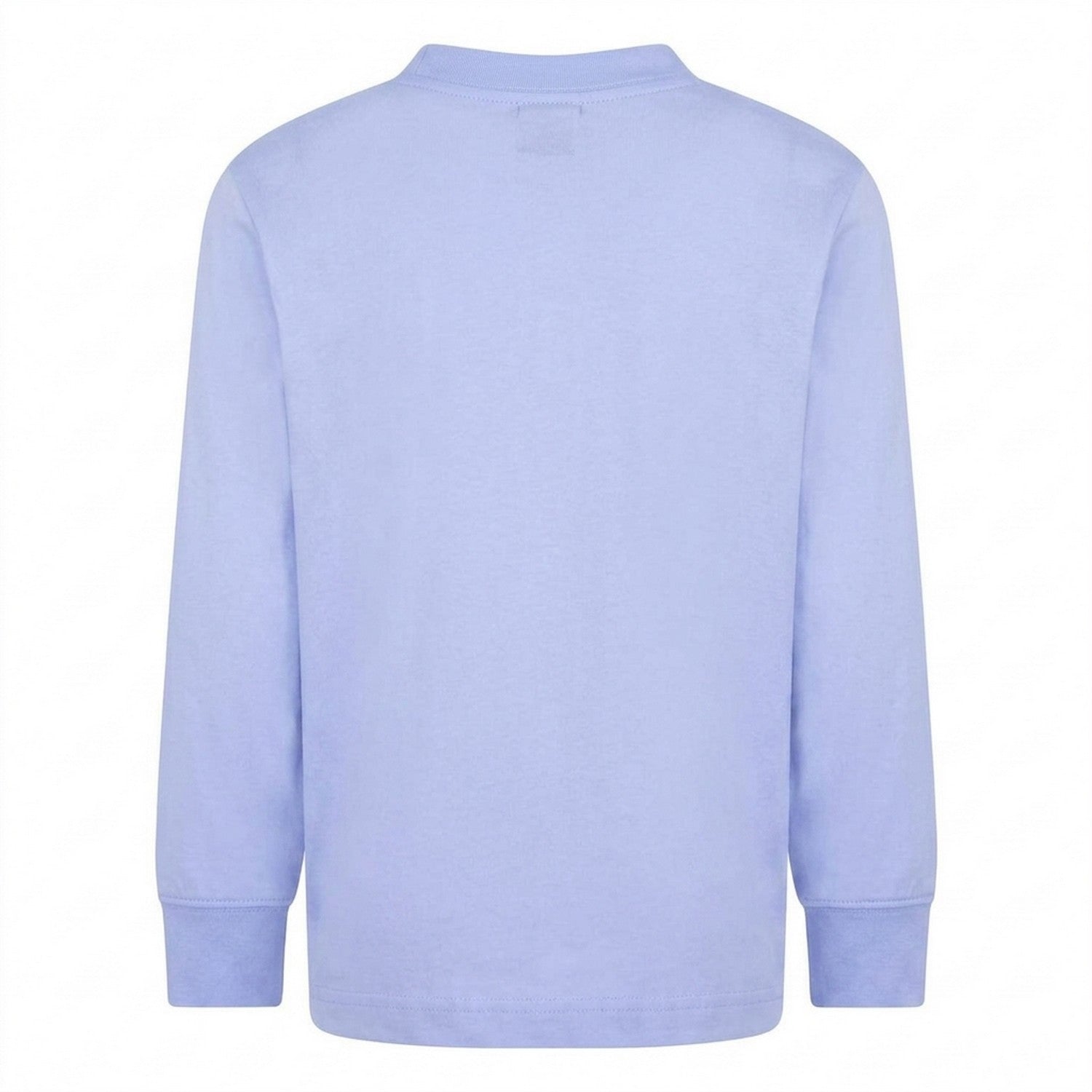Blue - Back - Nike Childrens-Kids Just Do It Jersey Knit Long-Sleeved T-Shirt