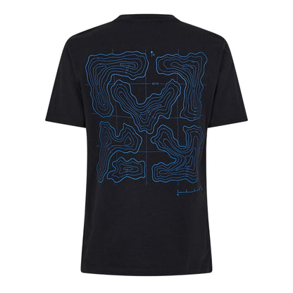 Black-Blue - Back - Off White Mens Cotton Regular T-Shirt