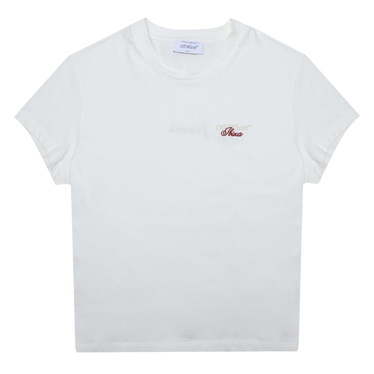 White-beige - Front - Off White Unisex Adult Jondal Back Print Regular T-Shirt