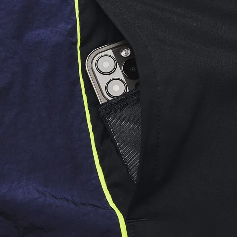 Black - Side - Under Armour Mens Run Anywhere Shorts