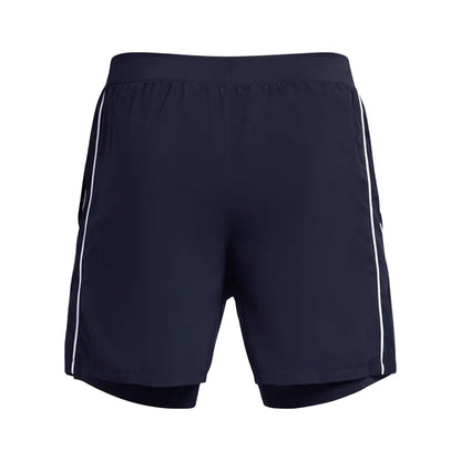 Blue - Back - Under Armour Mens Run Anywhere Shorts