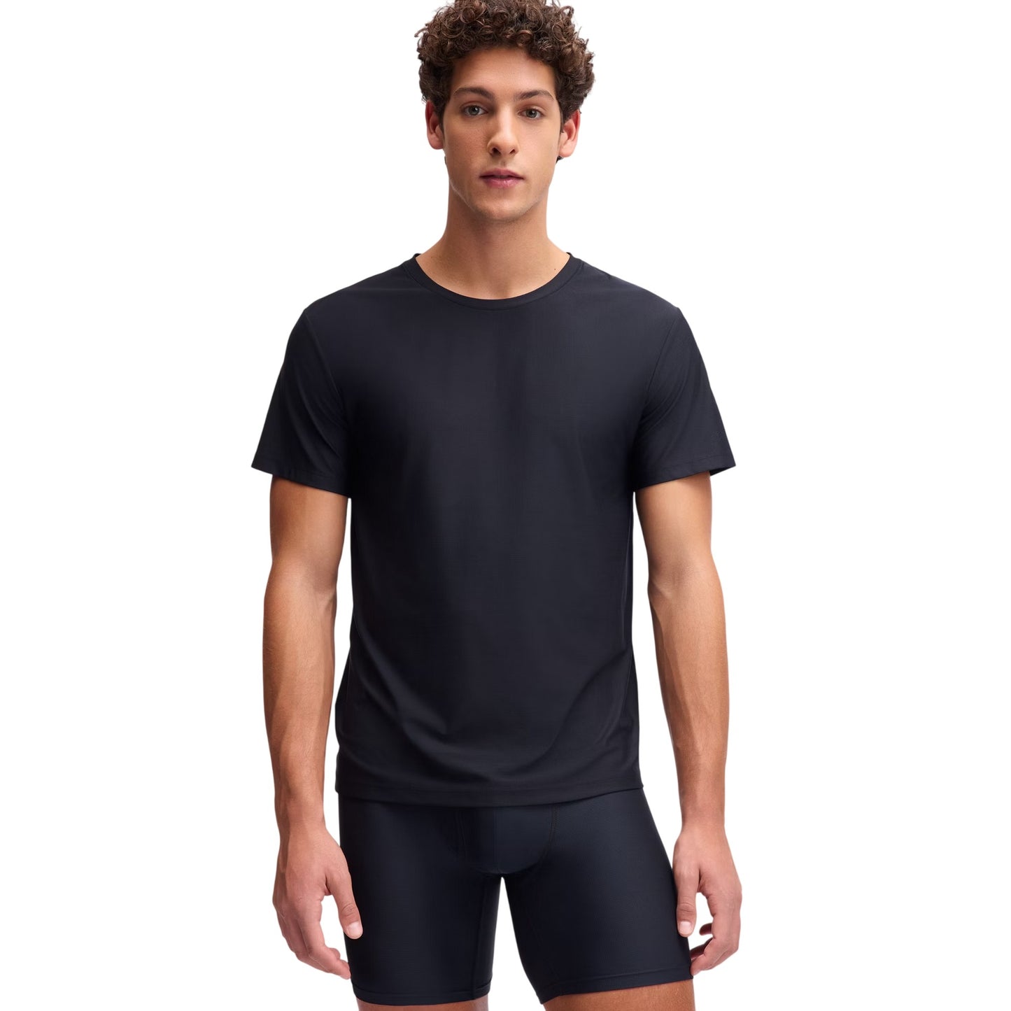 Black - Side - Under Armour Mens Plain T-Shirt (Pack of 2)