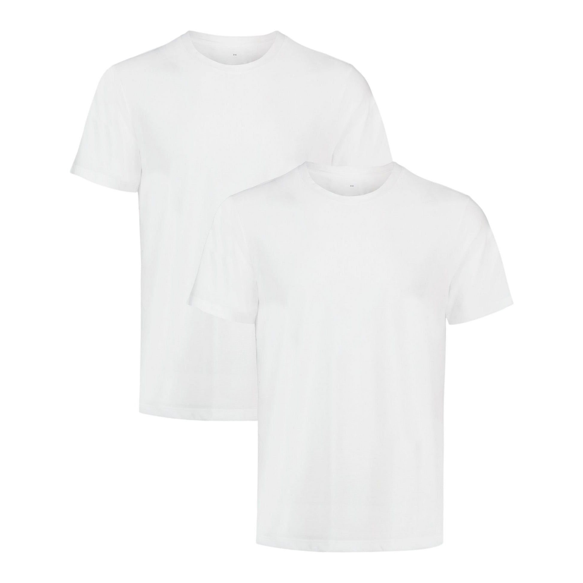White - Front - Under Armour Mens Plain T-Shirt (Pack of 2)
