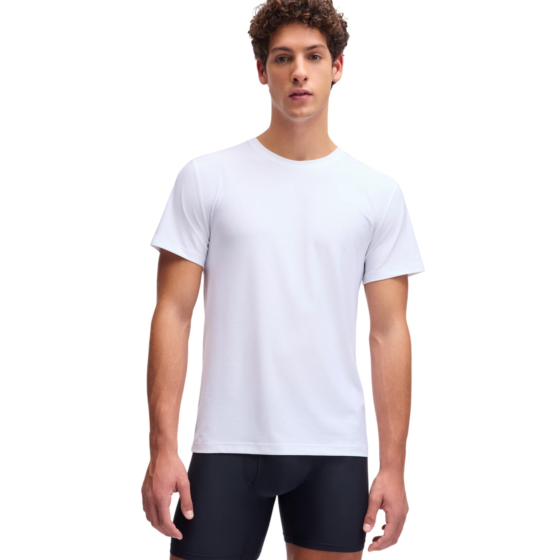White - Side - Under Armour Mens Plain T-Shirt (Pack of 2)