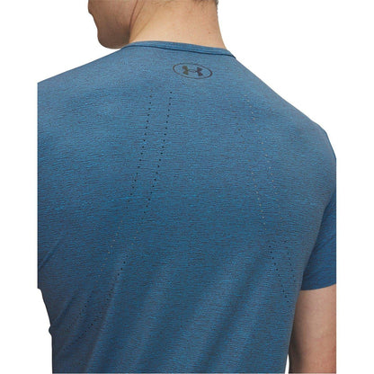 Blue - Side - Under Armour Mens Vanish Crew Neck Regular T-Shirt