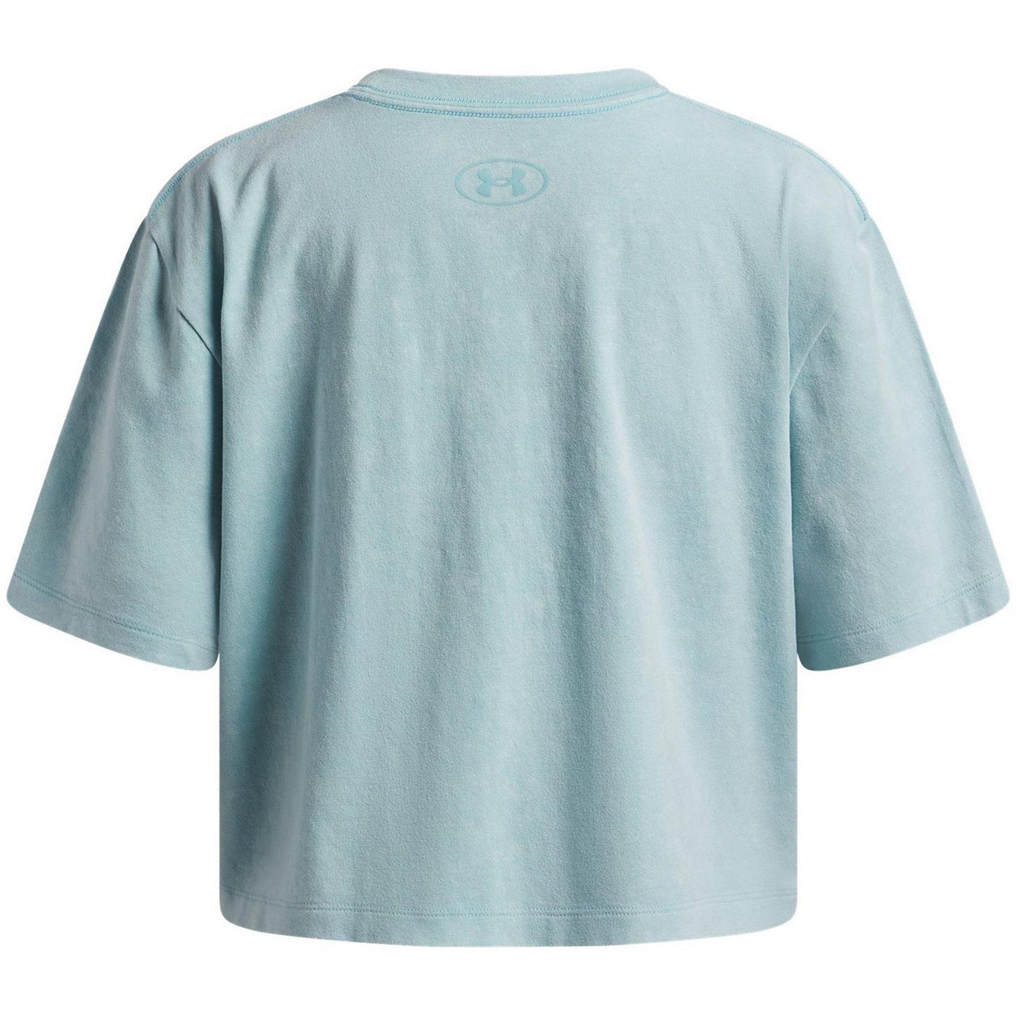 Blue Haze-White - Back - Under Armour Childrens-Kids Rival Relaxed Fit T-Shirt
