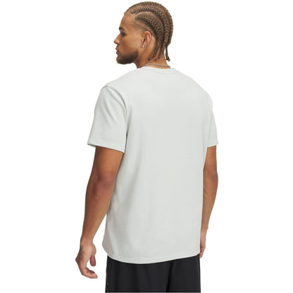 White - Back - Under Armour Mens Performance Heavyweight Gym T-Shirt