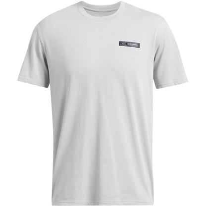 Frost Gray - Front - Under Armour Mens Performance Heavyweight Gym T-Shirt