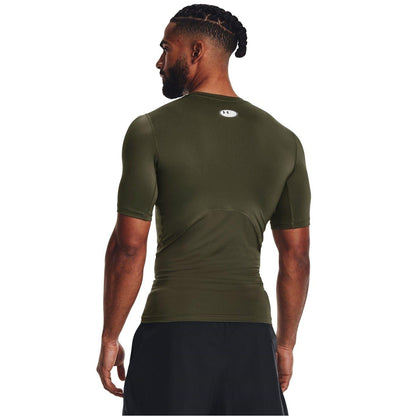 Marine OD Green - Side - Under Armour Mens HeatGear Training T-Shirt