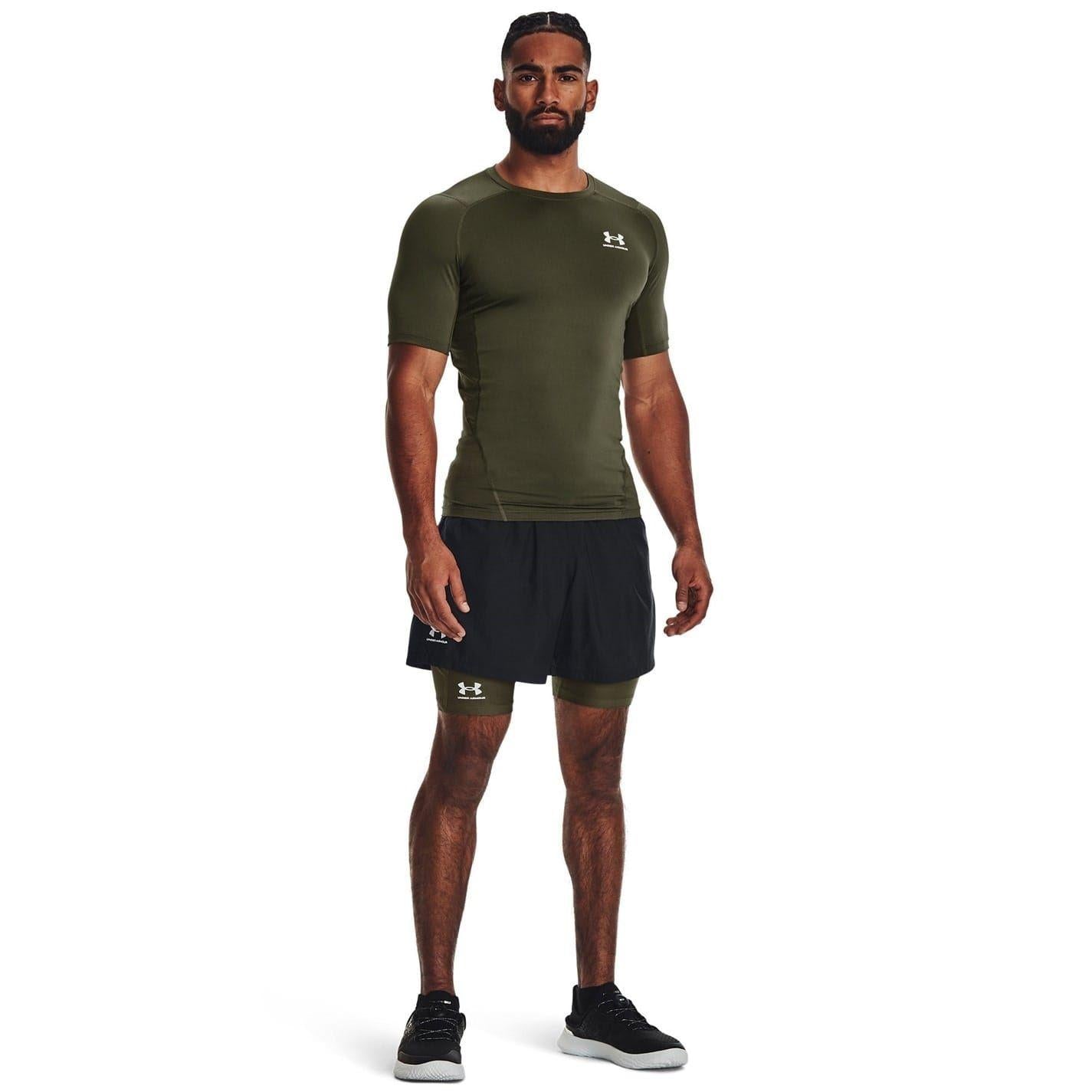 Marine OD Green - Lifestyle - Under Armour Mens HeatGear Training T-Shirt