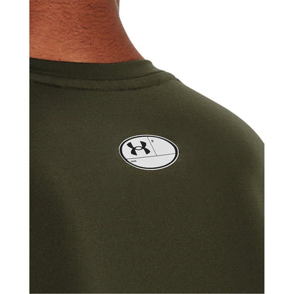 Marine OD Green - Pack Shot - Under Armour Mens HeatGear Training T-Shirt