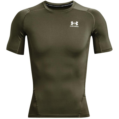 Marine OD Green - Front - Under Armour Mens HeatGear Training T-Shirt