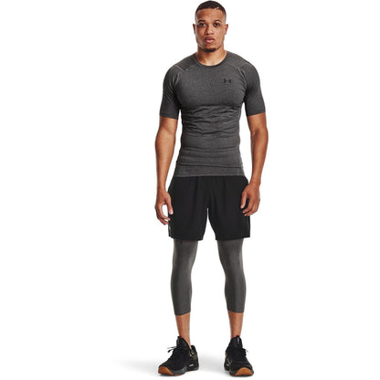 Carbon Heather - Lifestyle - Under Armour Mens HeatGear Training T-Shirt