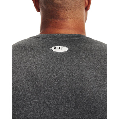 Carbon Heather - Pack Shot - Under Armour Mens HeatGear Training T-Shirt