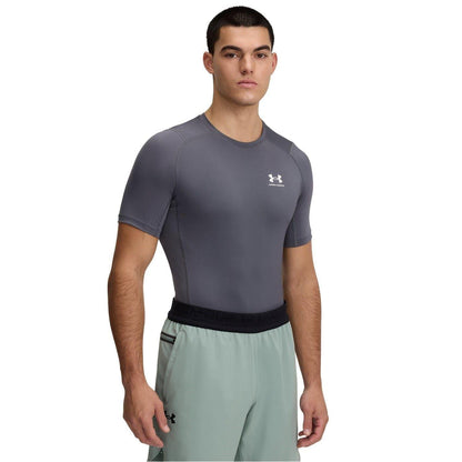 Castle Rock-White - Front - Under Armour Mens HeatGear Training T-Shirt