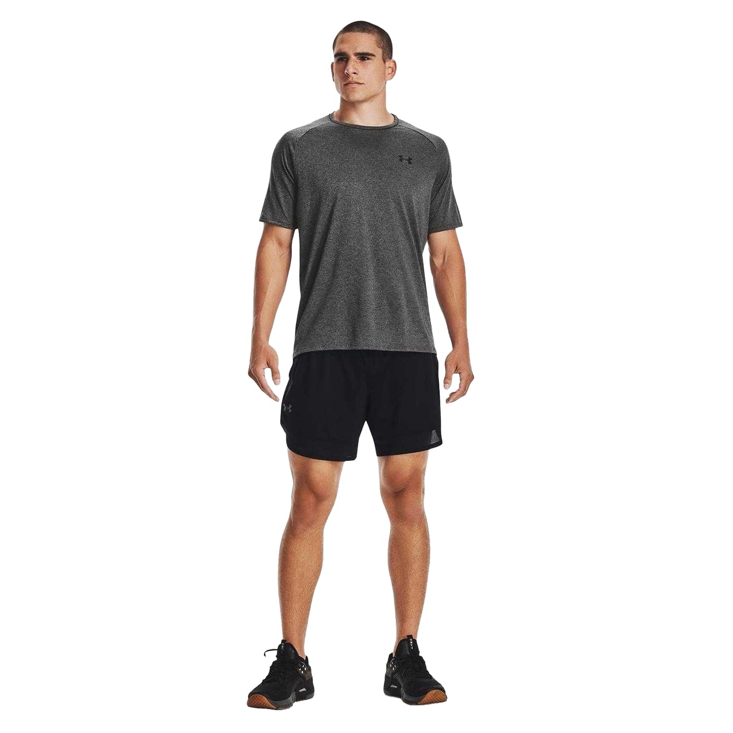 Carbon Heather - Lifestyle - Under Armour Mens Tech 2.0 T-Shirt