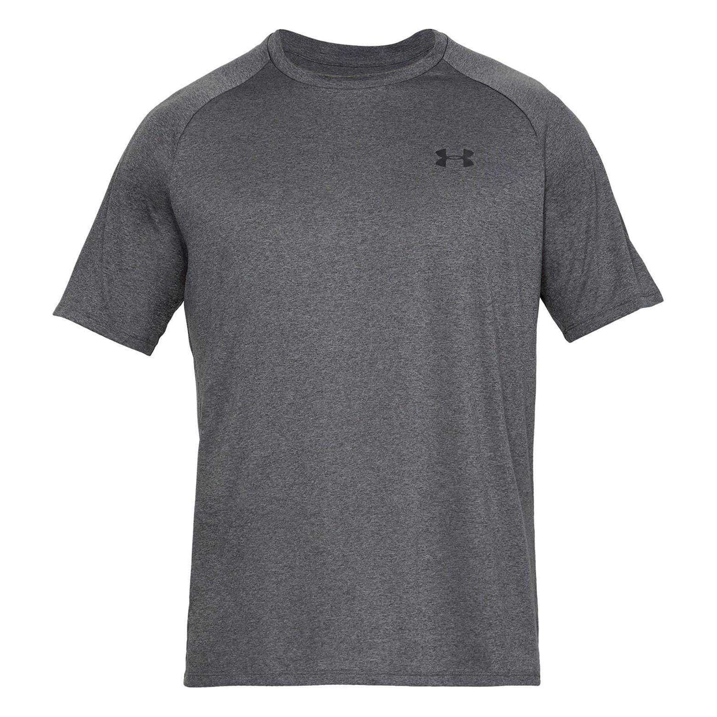 Carbon Heather - Front - Under Armour Mens Tech 2.0 T-Shirt