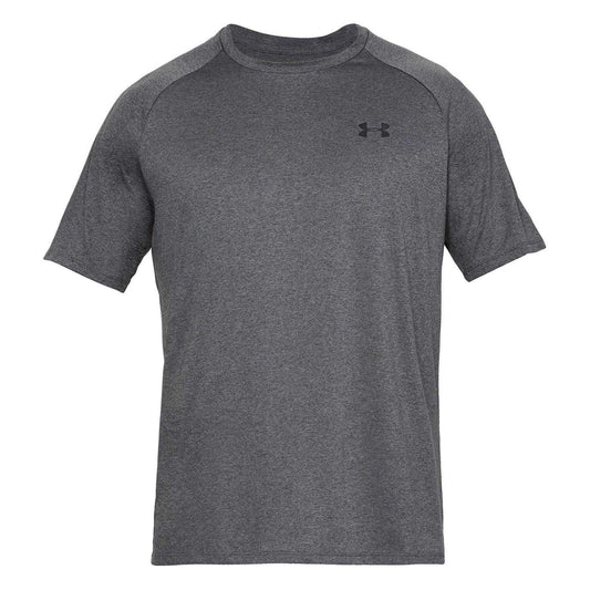 Carbon Heather - Front - Under Armour Mens Tech 2.0 T-Shirt