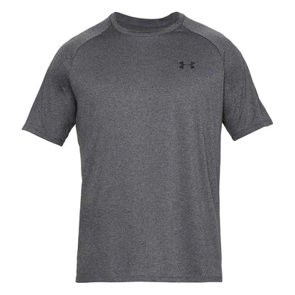 Carbon Heather - Front - Under Armour Mens Tech 2.0 T-Shirt