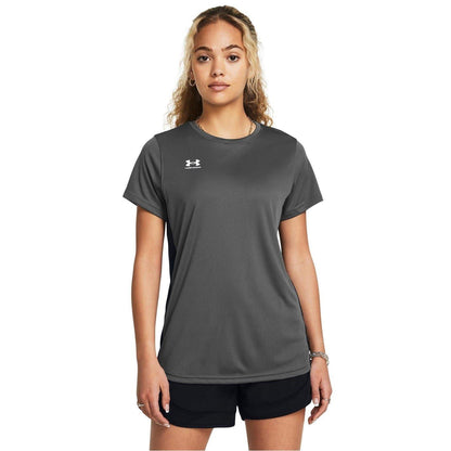 White Castlerock - Back - Under Armour Womens-Ladies Challenger Training T-Shirt