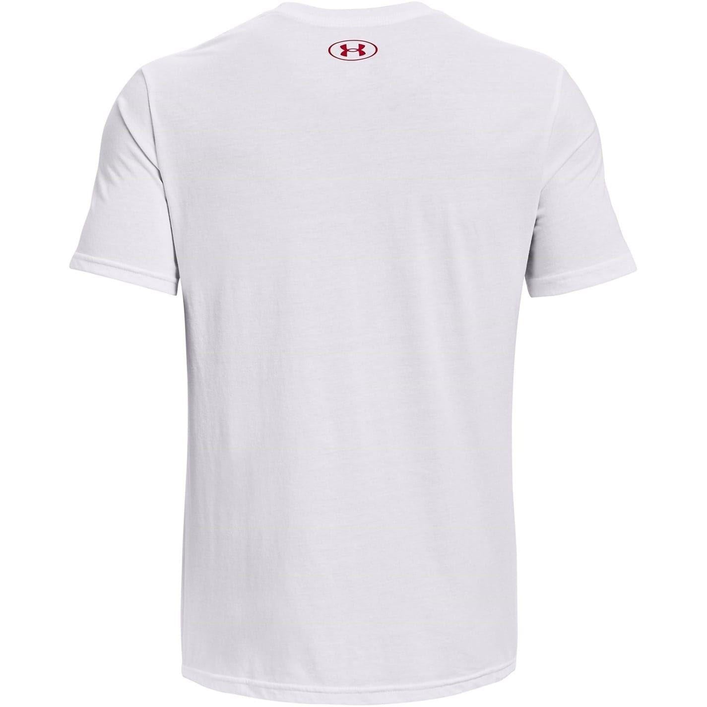 White - Back - Under Armour Mens London Regular T-Shirt